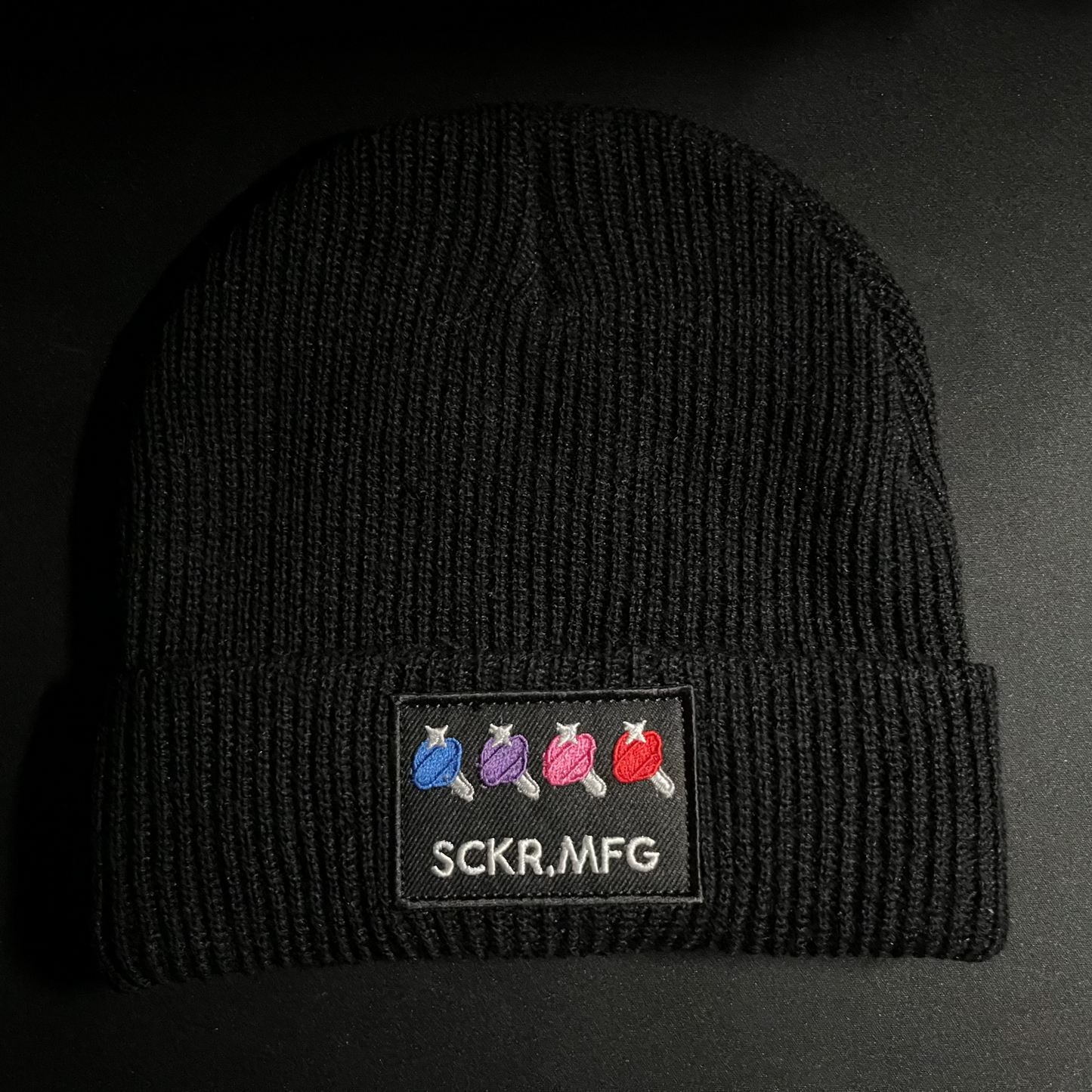 "SCKR.MFG" Beanie