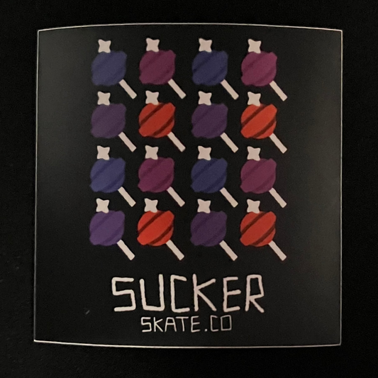 "SUCKERS" Matte Sticker