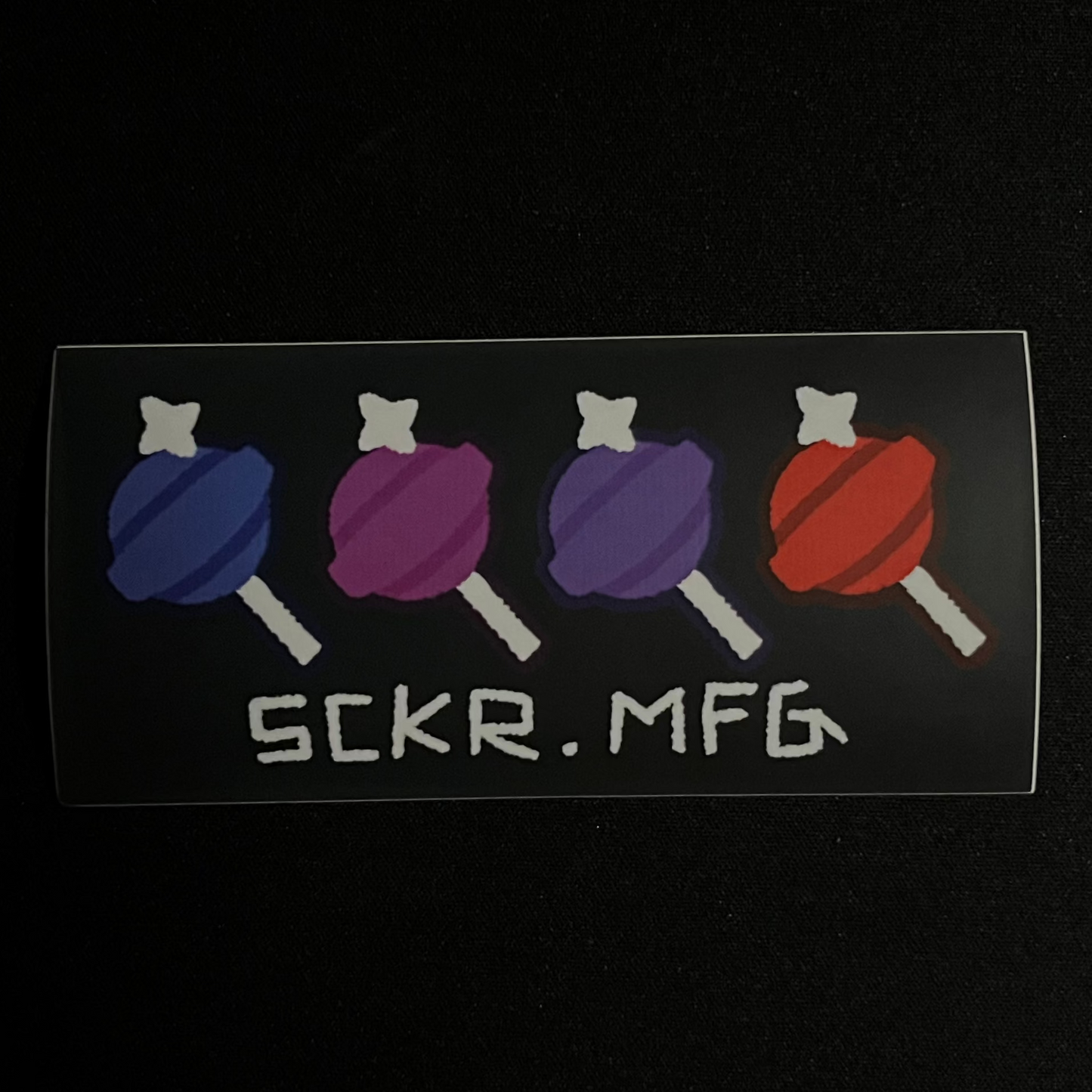 "SCKR.MFG" Matte Sticker
